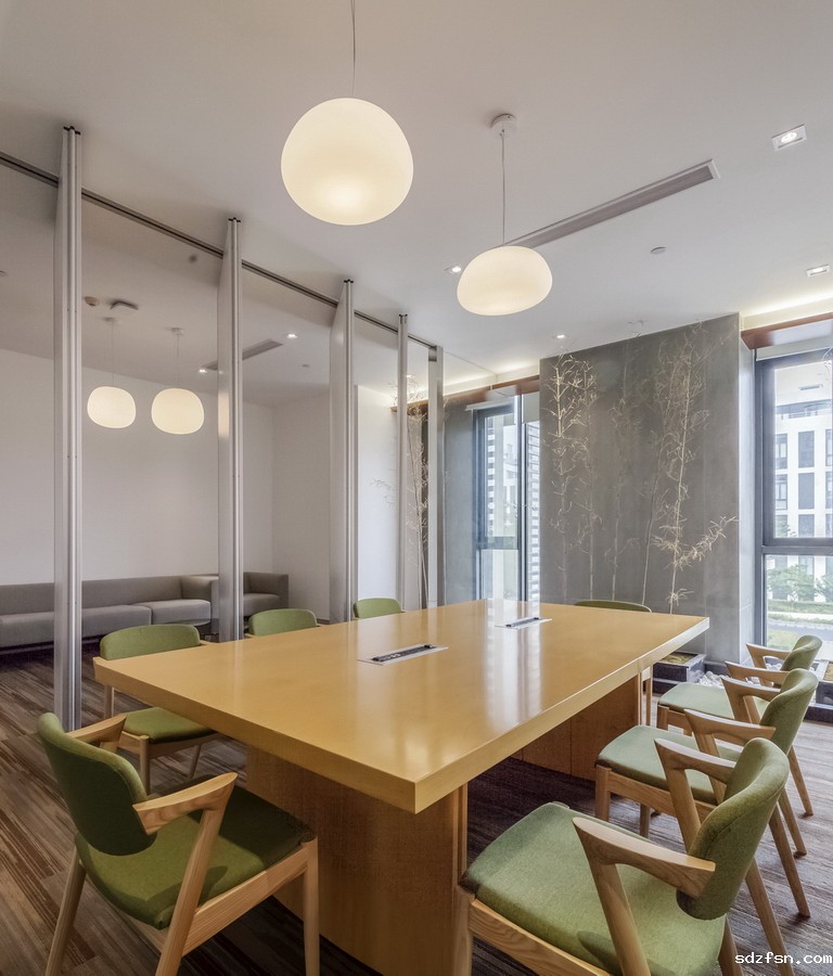 五极纺织科技办公室装修-会议室-pc