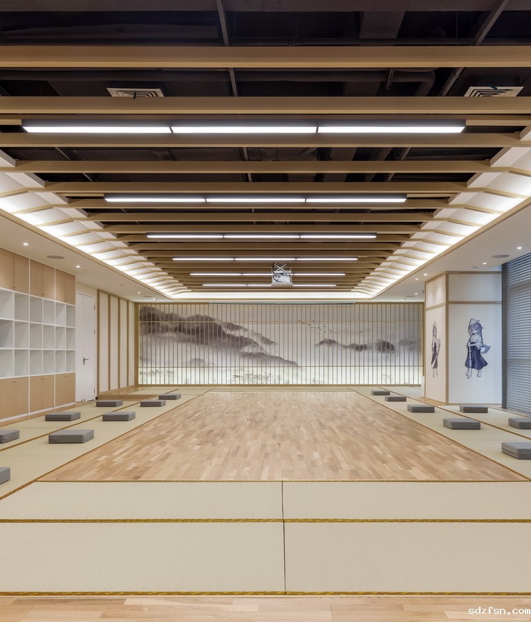 斗鱼TV办公室装修设计 剑道馆-pc