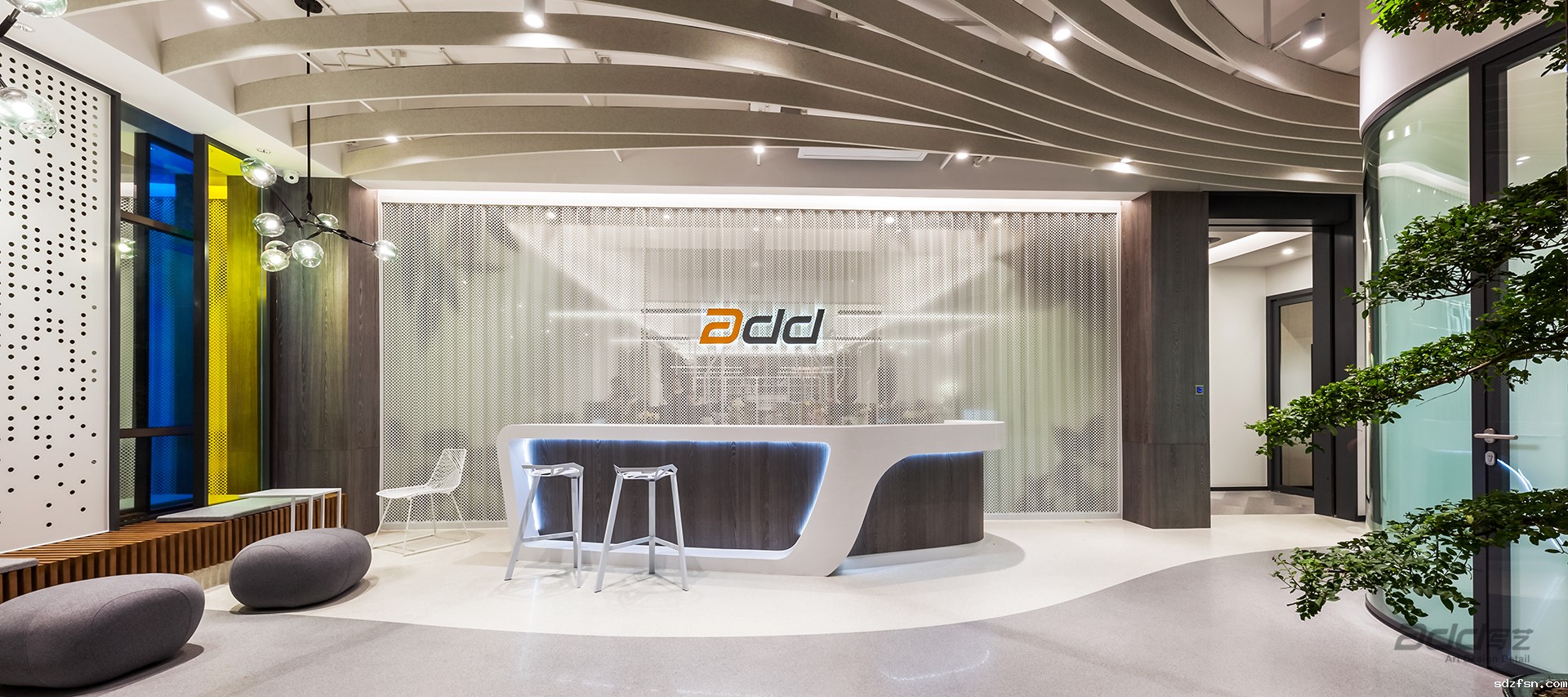 星空体育娱乐赞助塞尔塔办公室装修-前厅-pc