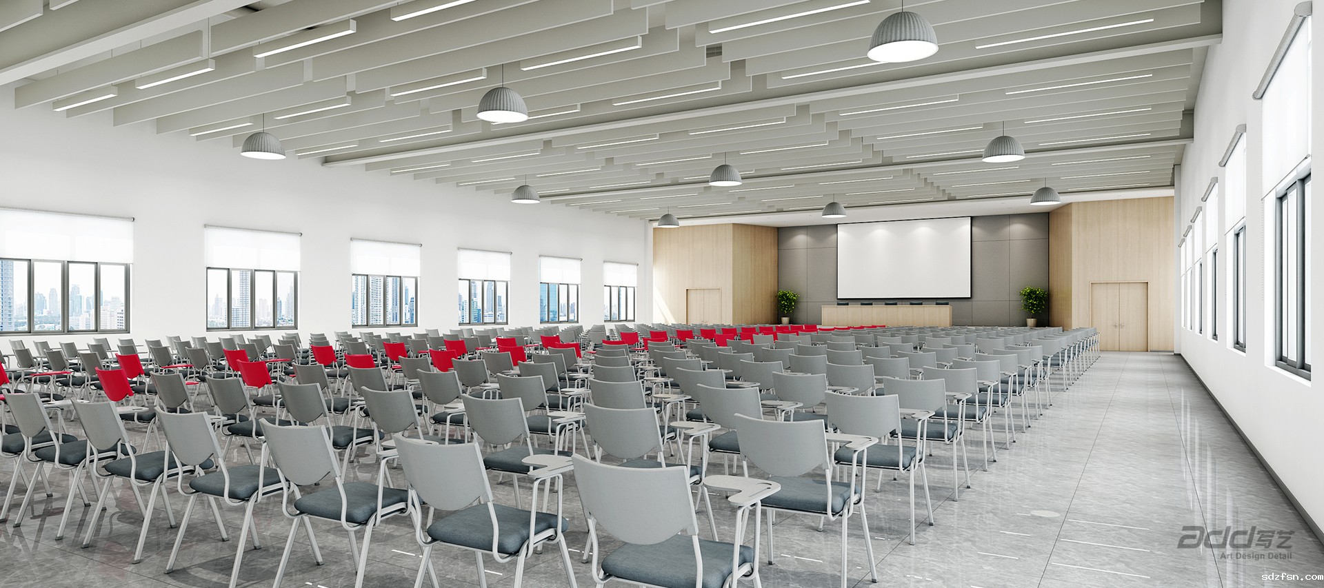 立马车业办公室装修-培训室-pc