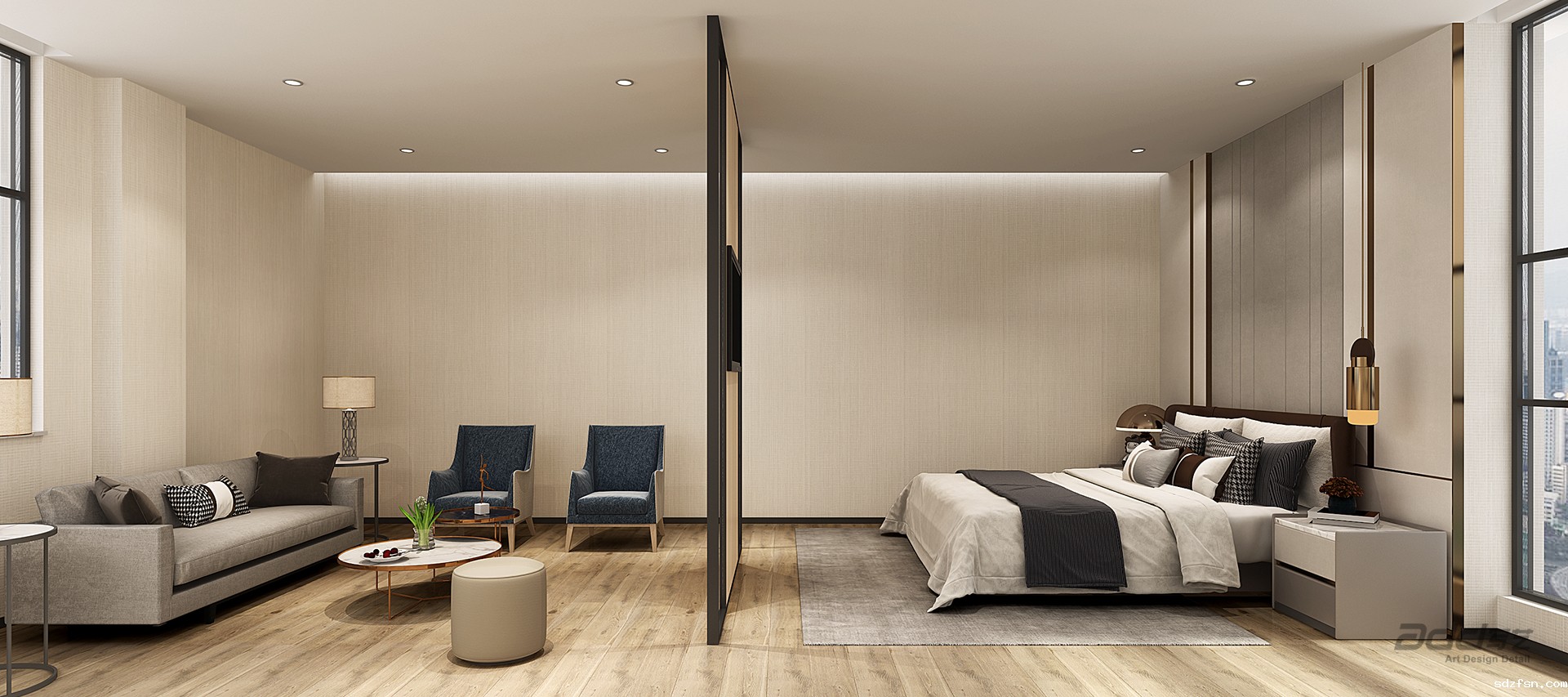 立马车业办公室装修-客房-pc