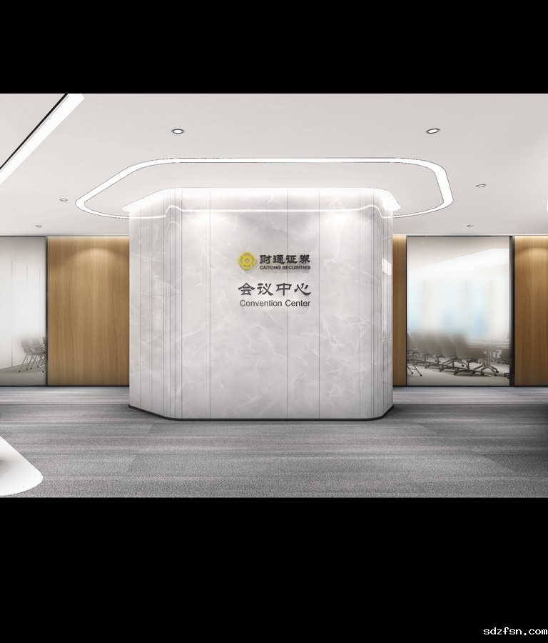 财通证券写字楼装修-办公区走廊-mobile