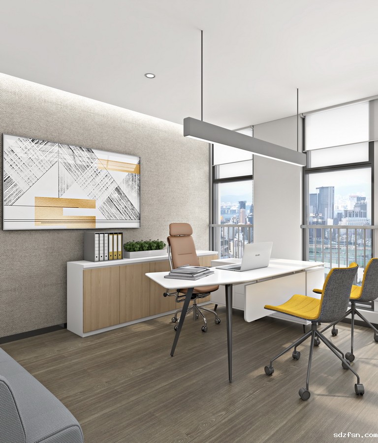 数字证书认证中心办公空间设计 经理办公室-pc
