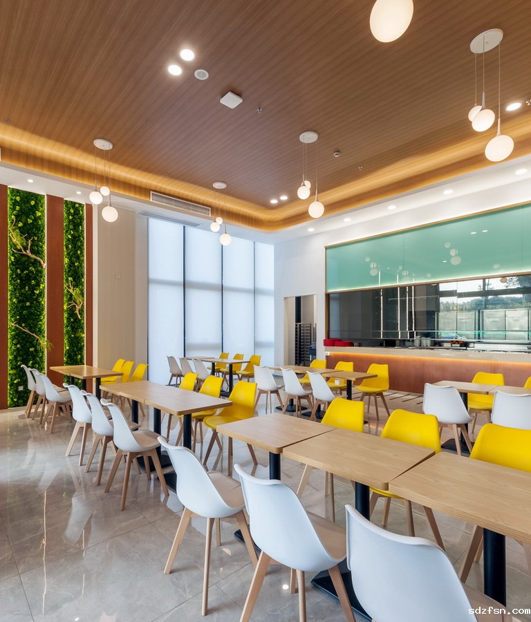 先声药业办公楼设计装修 餐厅角度2-pc