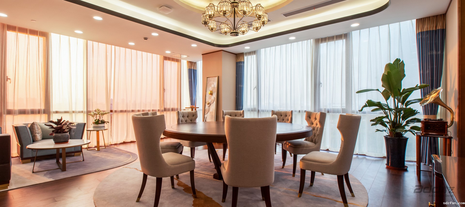 先声药业办公楼设计装修 vip包房-pc