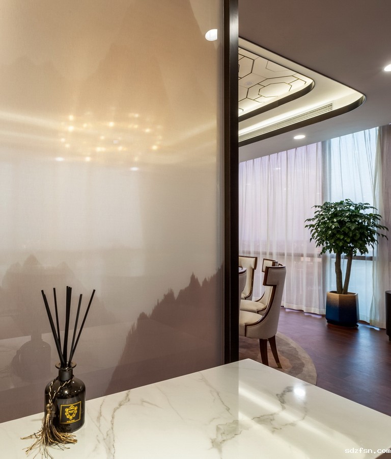 先声药业办公楼设计装修 vip用餐区局部-pc