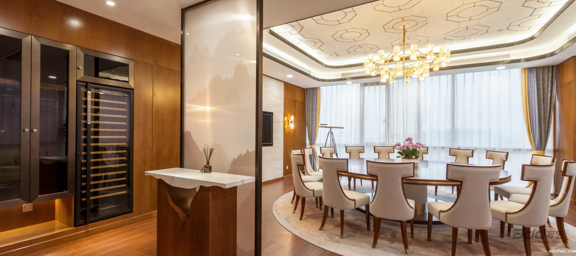 先声药业办公楼设计装修 vip用餐区局部角度2-pc