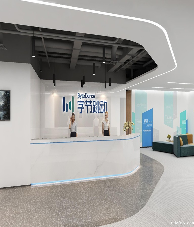 字节跳动办公室设计装修 前厅-pc