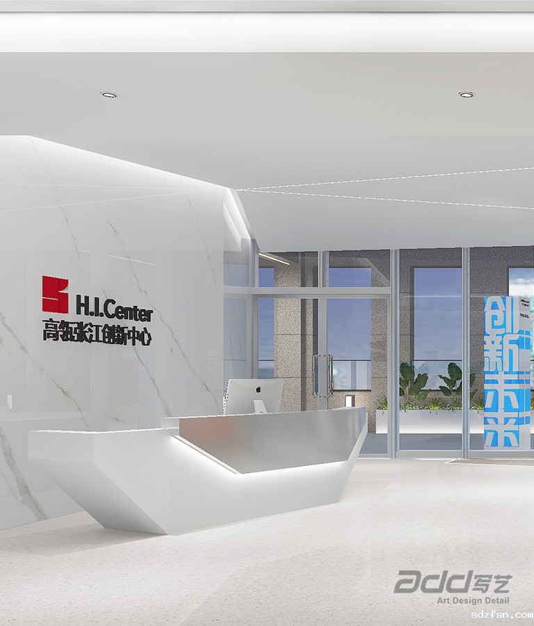 高瓴资本办公室装修-前厅-pc