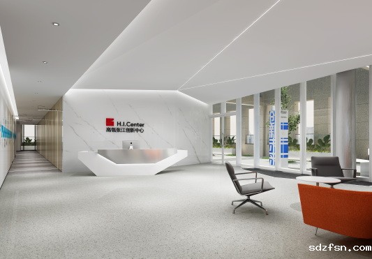 高瓴资本办公室装修-前厅