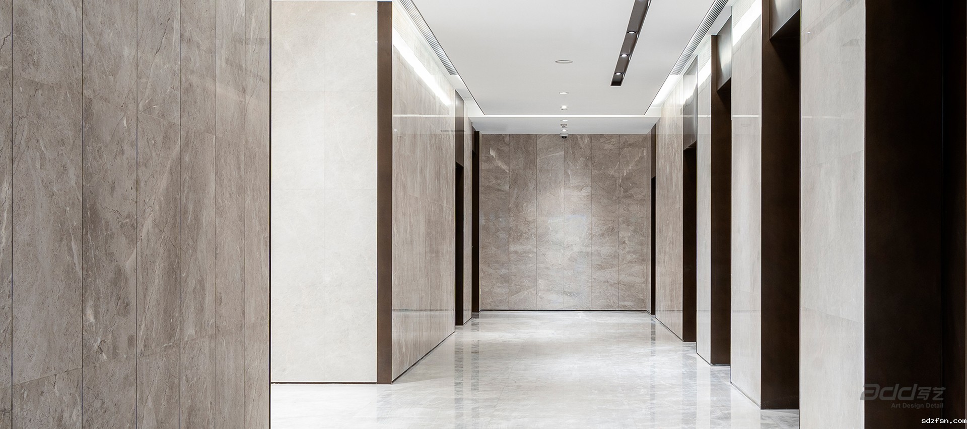 蔚来汽车办公楼装修-电梯厅-pc