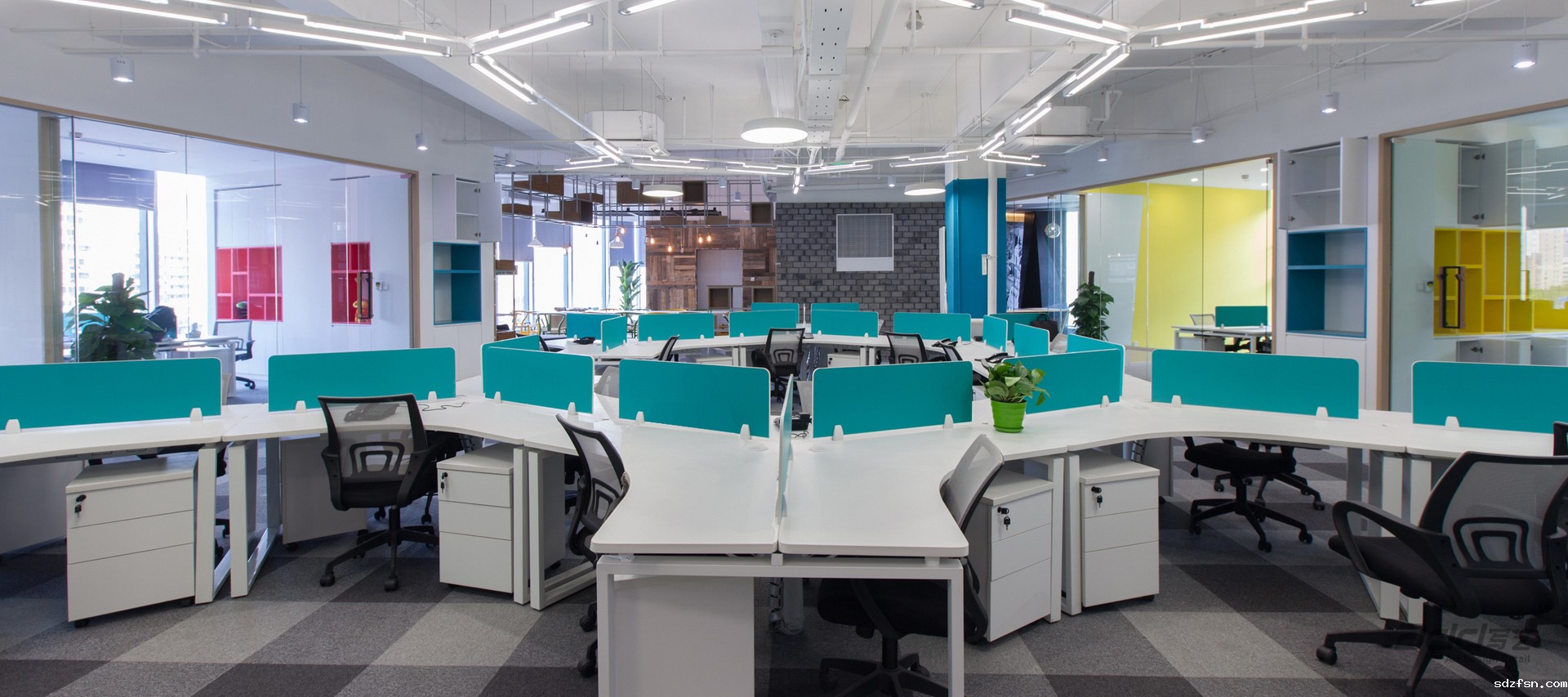 爱哆哆办公室设计 开放办公区-pc
