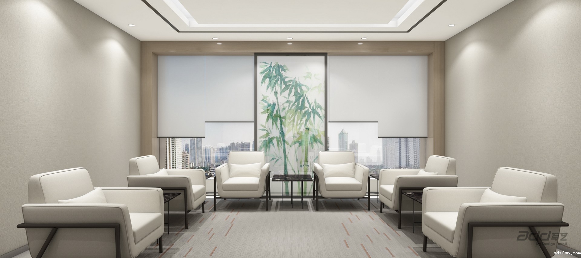 至纯科技启东园区办公设计装修 vip会谈区-pc