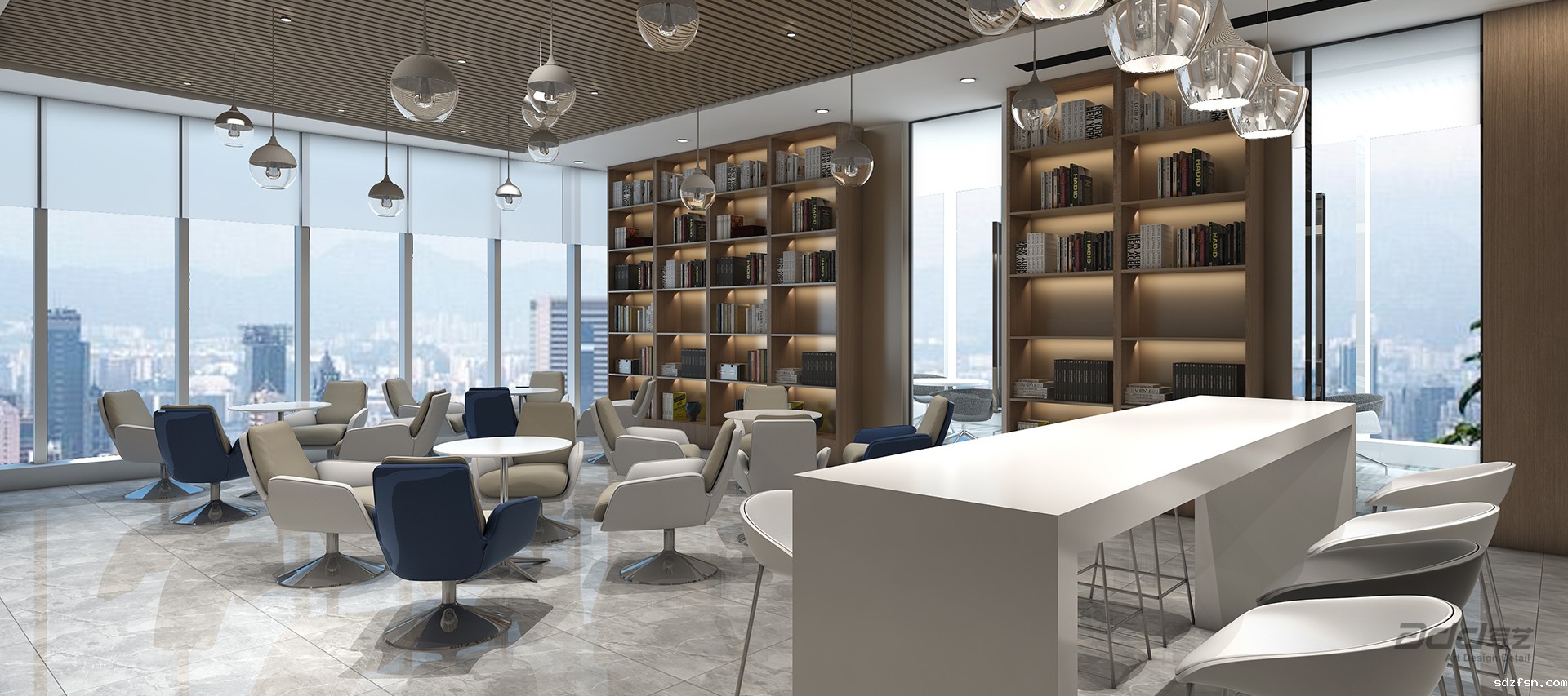 元正盛业办公室装修-休息区-pc