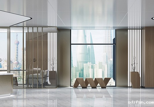 德邦证券办公楼装修设计-前厅