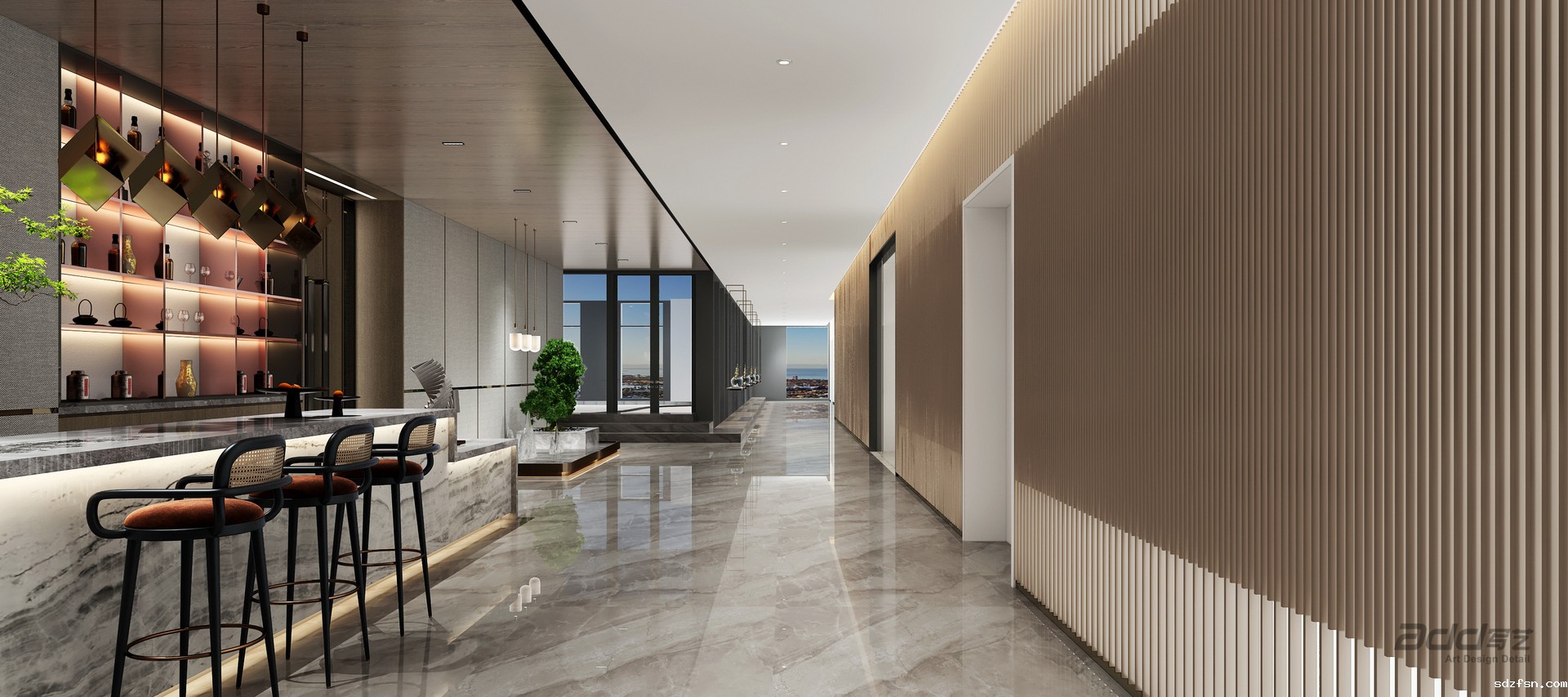 九州通医药办公楼设计-休闲吧-pc