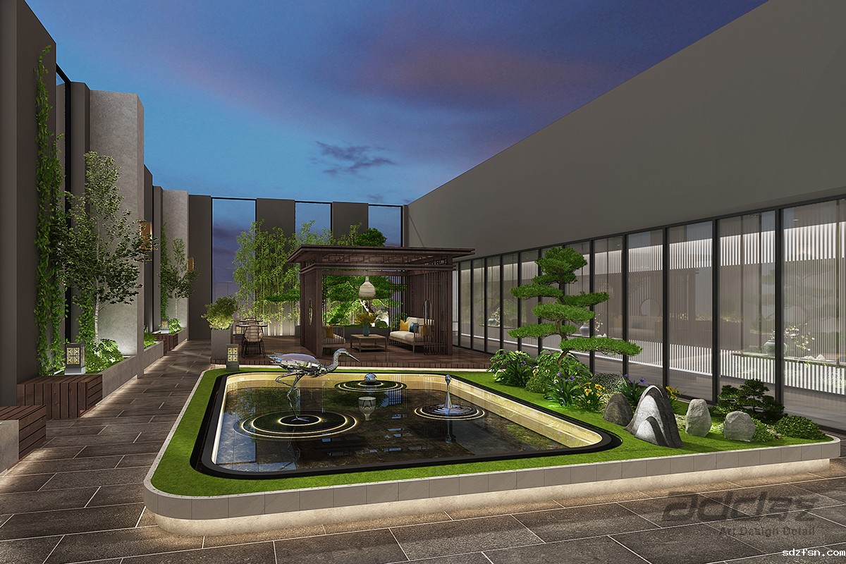 九州通办公室装修-阳台